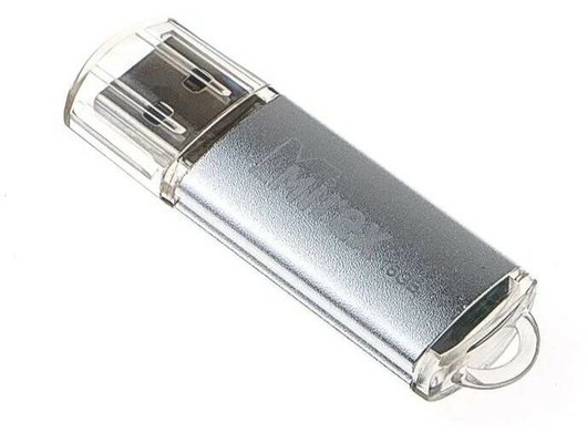 USB Флеш Mirex 16Gb UNIT SILVER (13600-FMUUSI16)